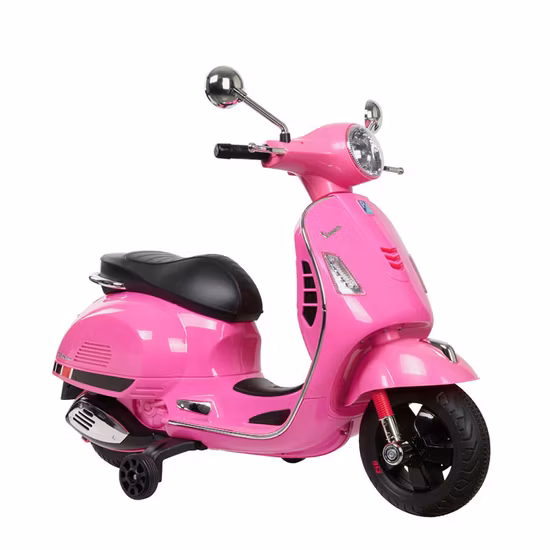 패션 키즈 오토바이 B/O 라이센스 Vespa 어린이 전기 자동차 타기